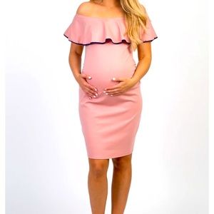 Pink Maternity Dess